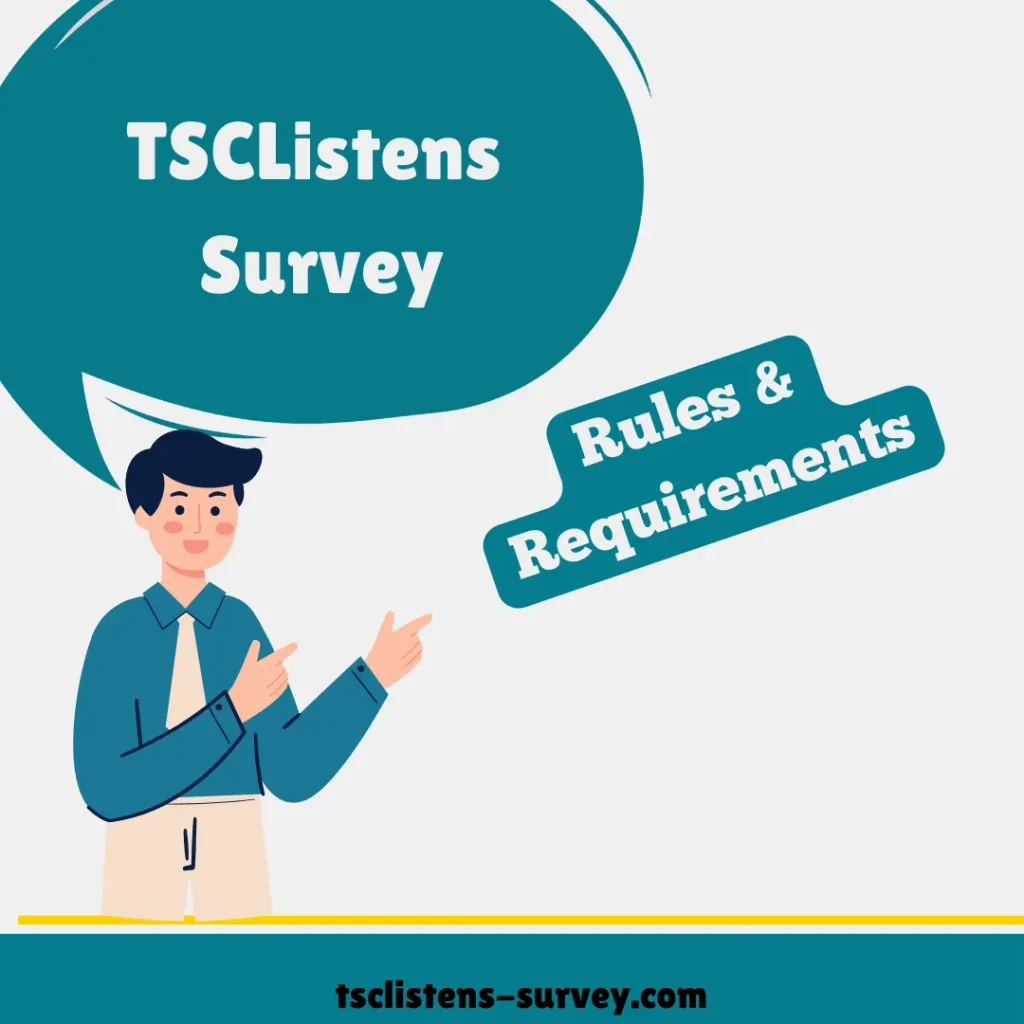 TSCListens Survey Rules & Requirements